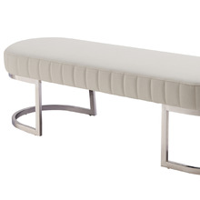 Ethan Velvet Ottoman Bench